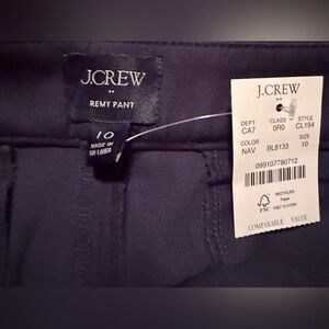 J.Crew Dark Blue Remy Pants